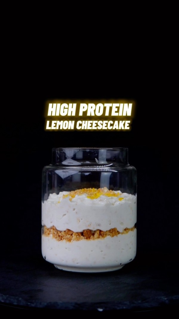 High Protein Lemon Cheesecake Oats