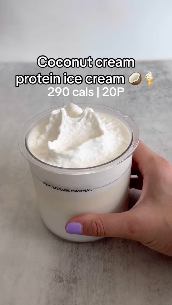 Coconut Cream Protein Ice Cream