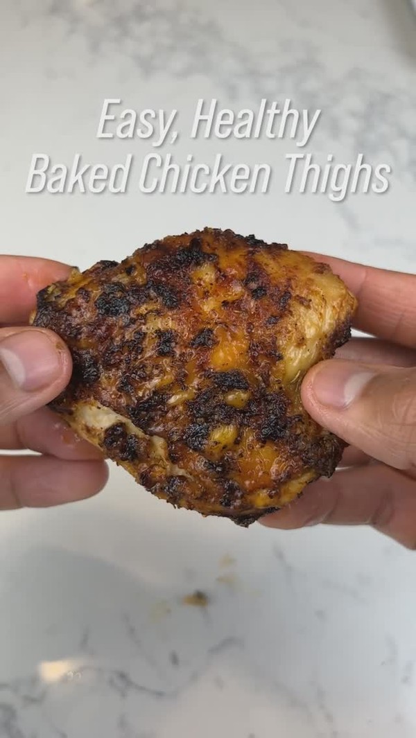 Baked Lemon Pepper Chicken Thighs