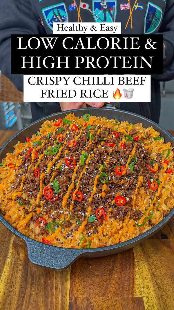 Crispy Chilli Beef Fried Rice