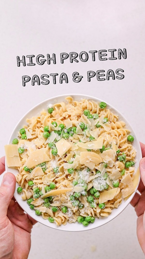 High Protein Pasta and Peas
