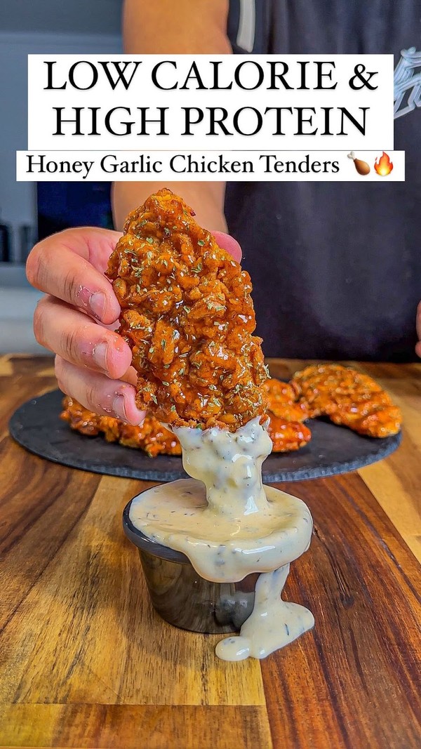 Healthy Honey Garlic Chicken Tenders