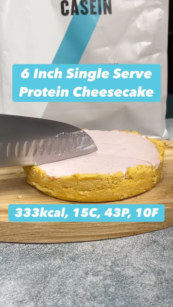 Strawberry Protein Cheesecake