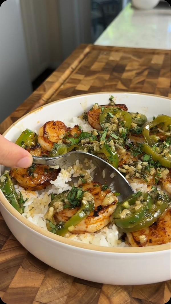 Jalapeño Shrimp in Garlic Butter Sauce