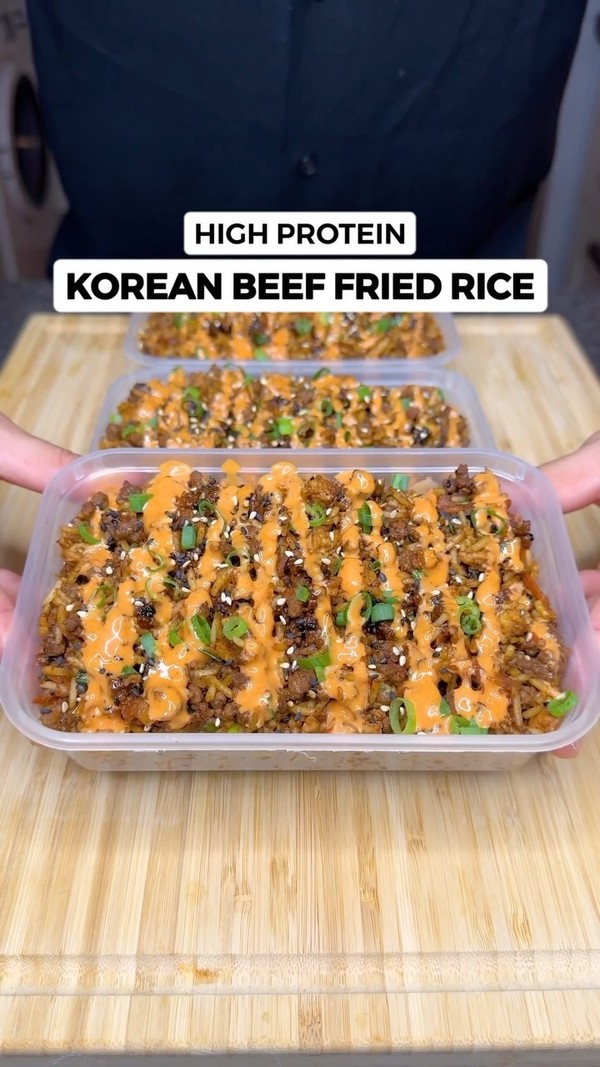 High Protein Korean Beef Fried Rice