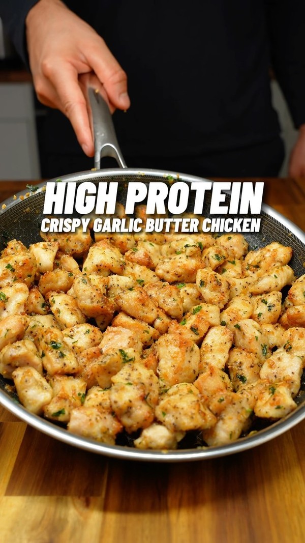 Easy High Protein Garlic Butter Chicken & Potatoes