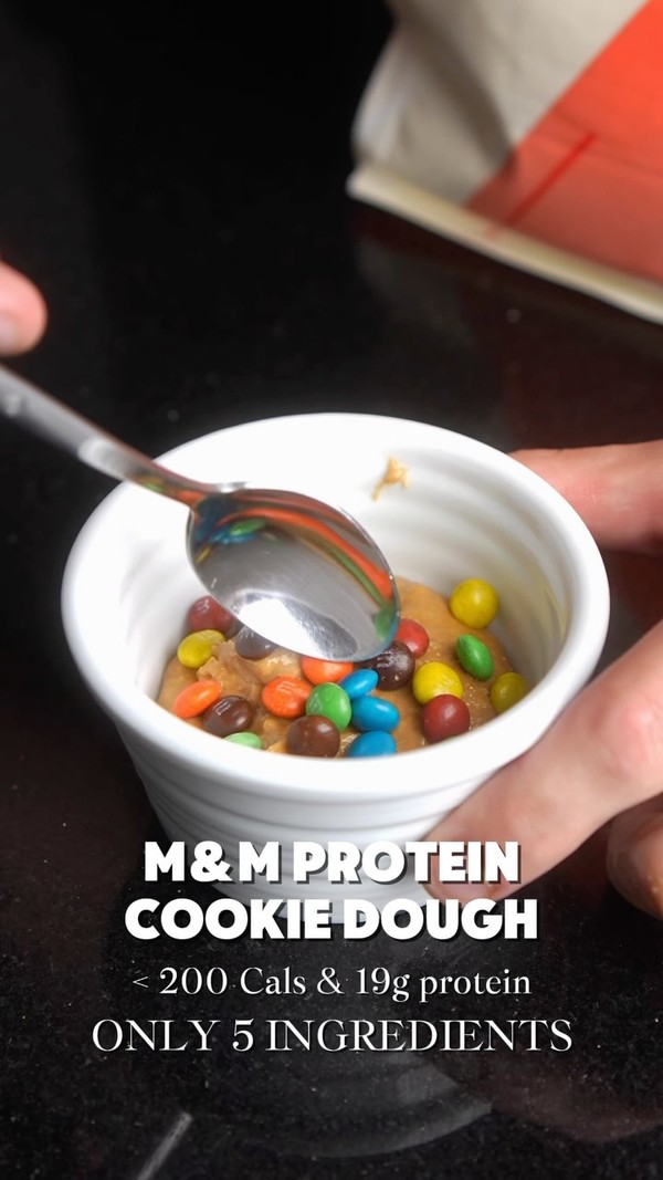 M&M Protein Cookie Dough