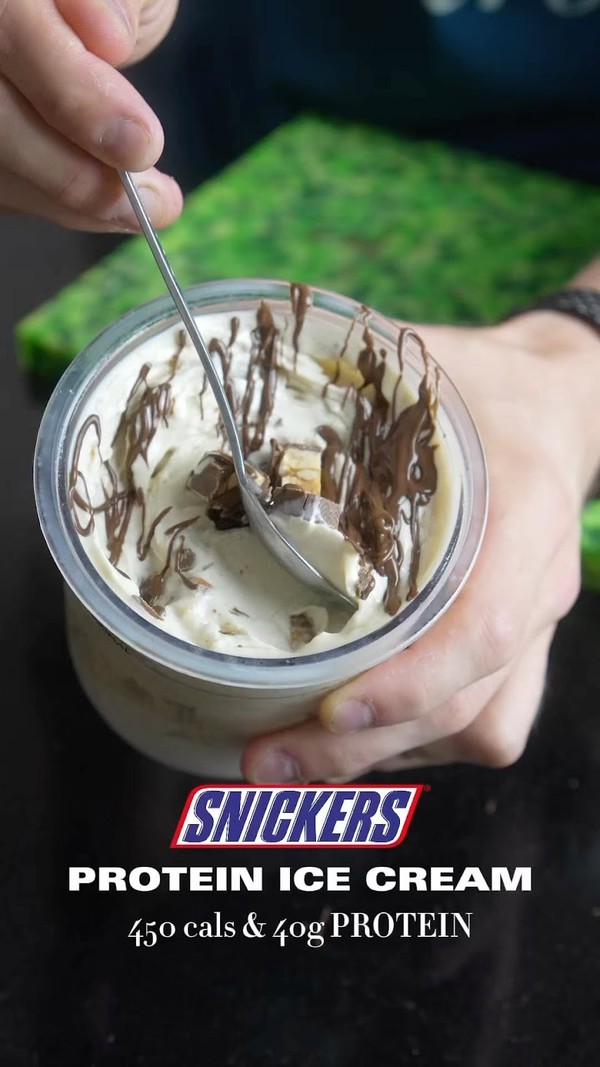 Snickers Protein Ice Cream