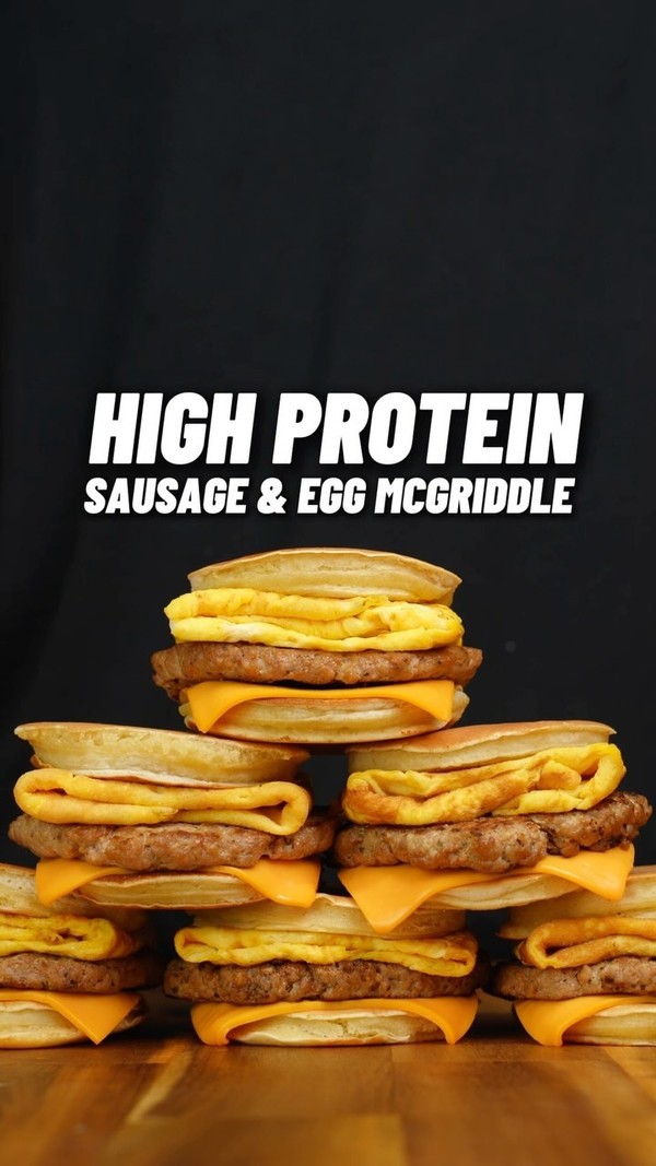 Easy High Protein McDonald’s McGriddle Meal Prep