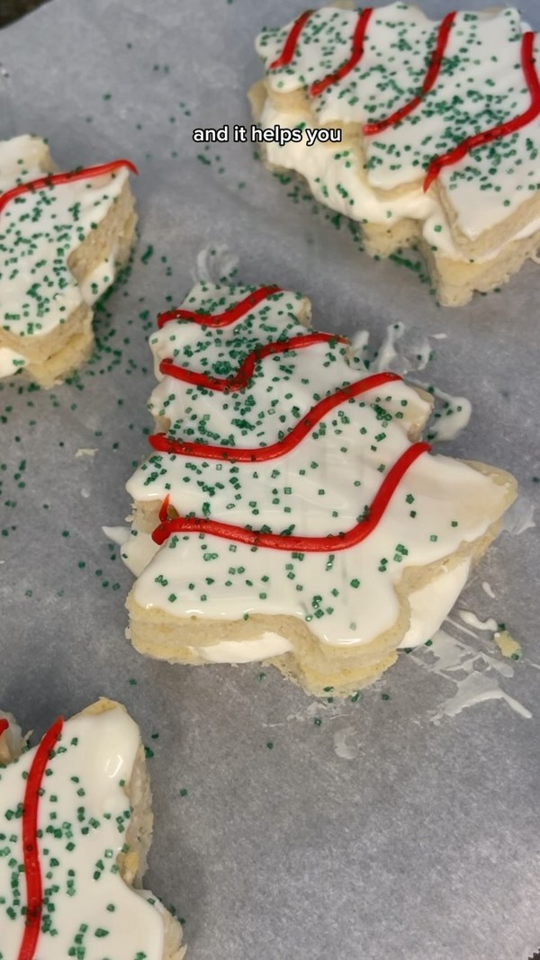 Christmas tree cakes