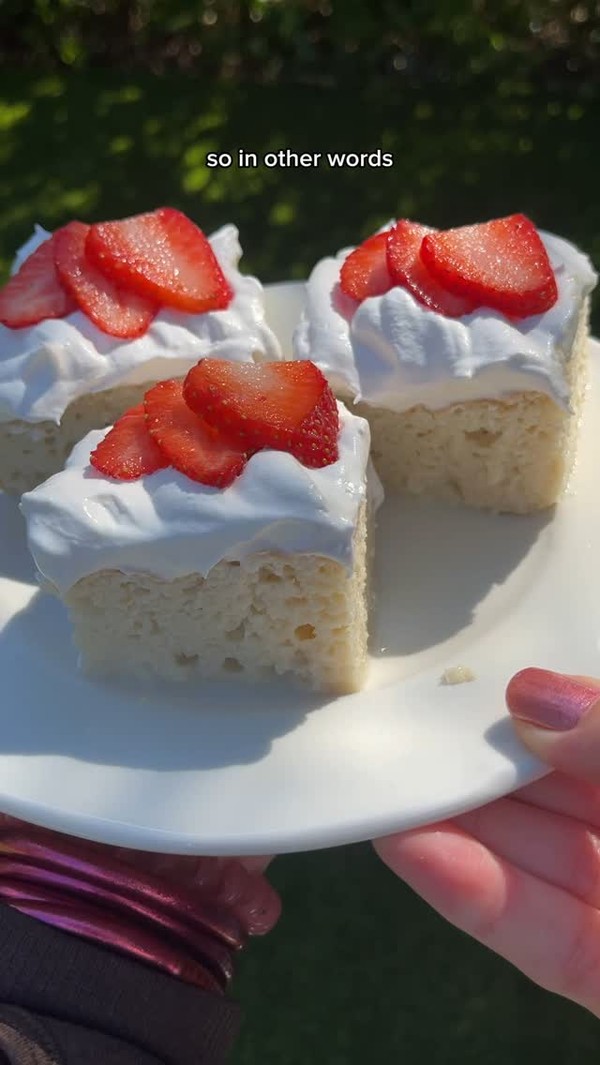 Tres Leches Protein Cake