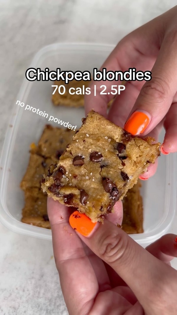 Chickpea Blondies