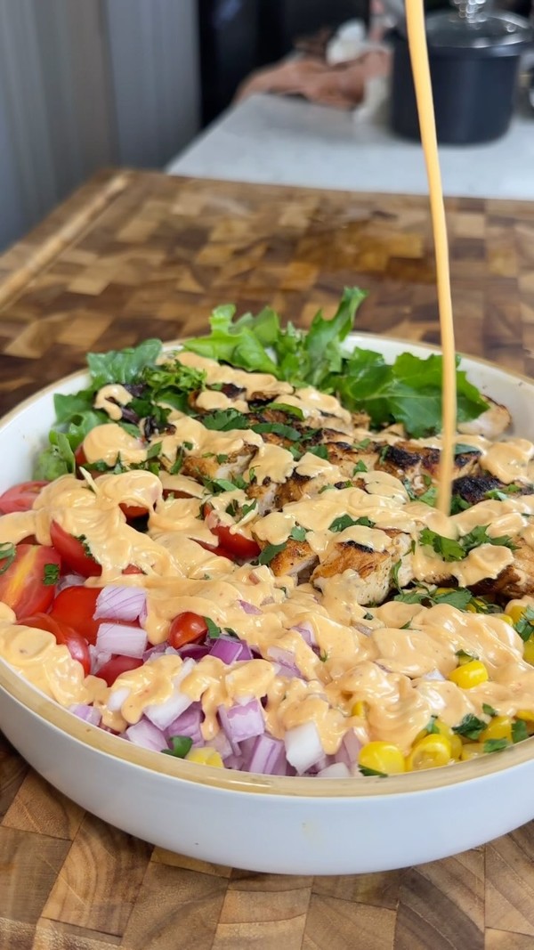 High Protein Cilantro Lime Chicken Bowl