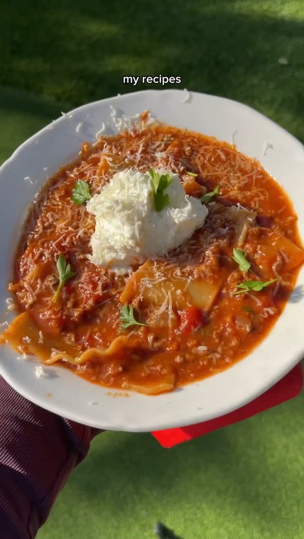 Lasagna Soup