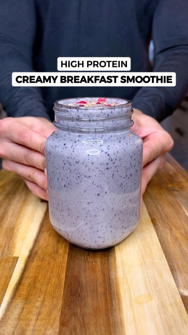 High Protein Creamy Breakfast Smoothie