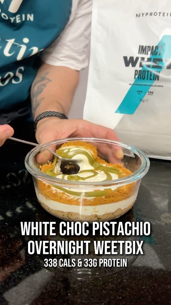 White Choc Pistachio Overnight Weetbix