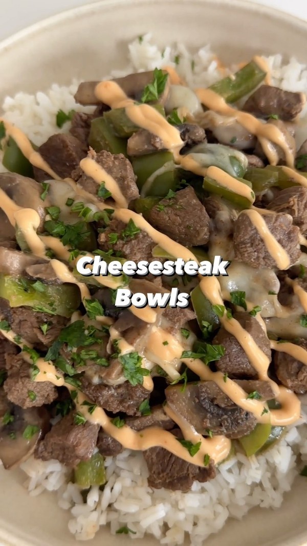Philly Cheesesteak Bowls