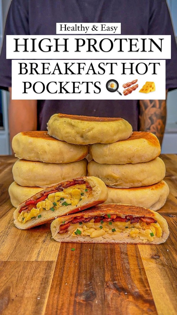 High Protein Breakfast Hot Pockets