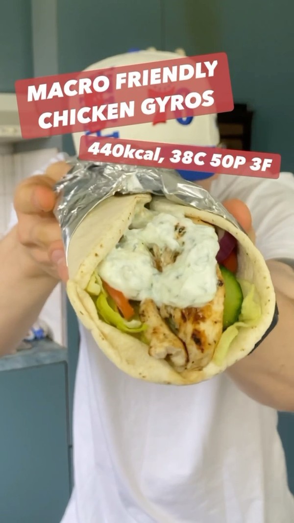 Macro Friendly Chicken Gyros/Kebab