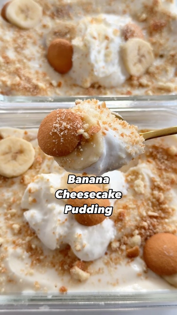 banana cheesecake pudding