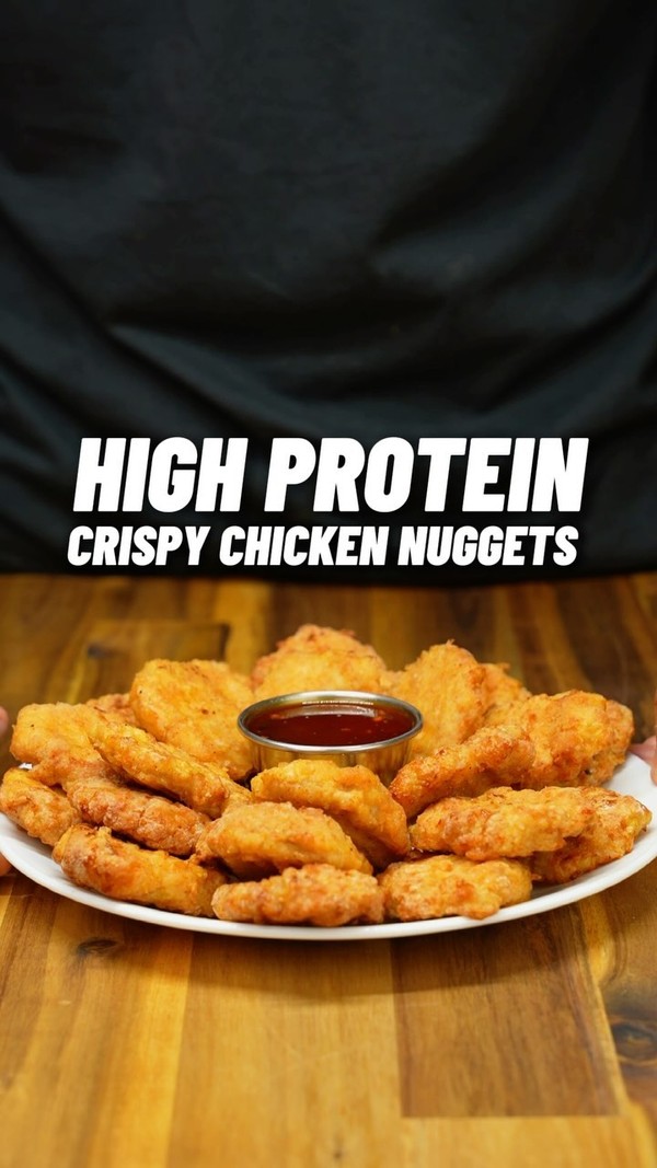 Easy High Protein Crispy Chicken Nuggets