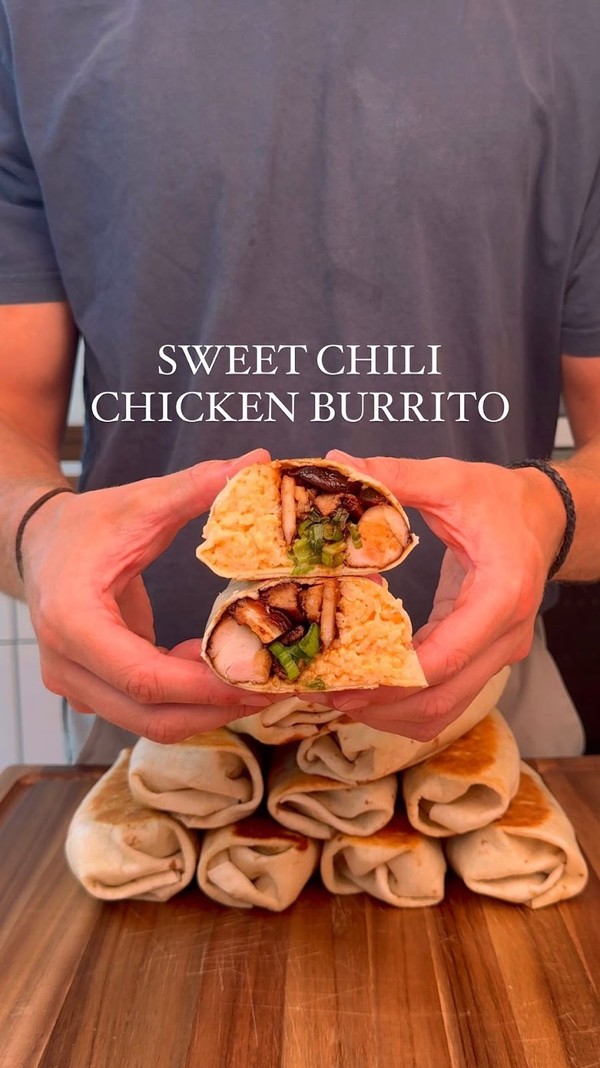 Sweet Chili Chicken Burrito