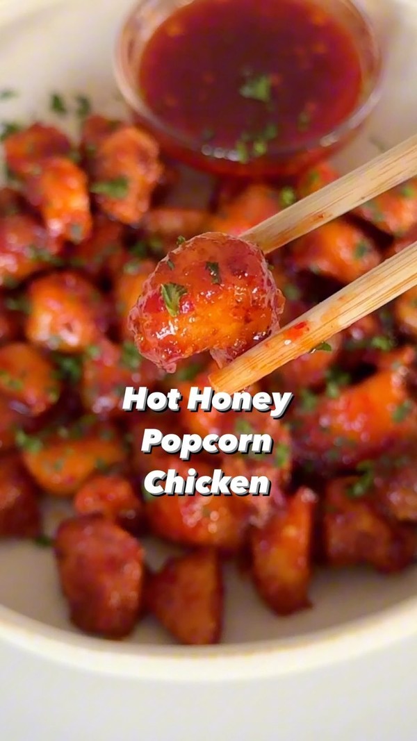 Hot Honey Popcorn Chicken