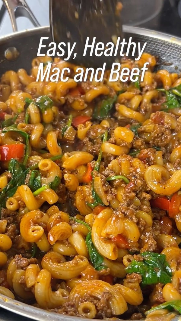 Easy, Healthy Mac and Beef
