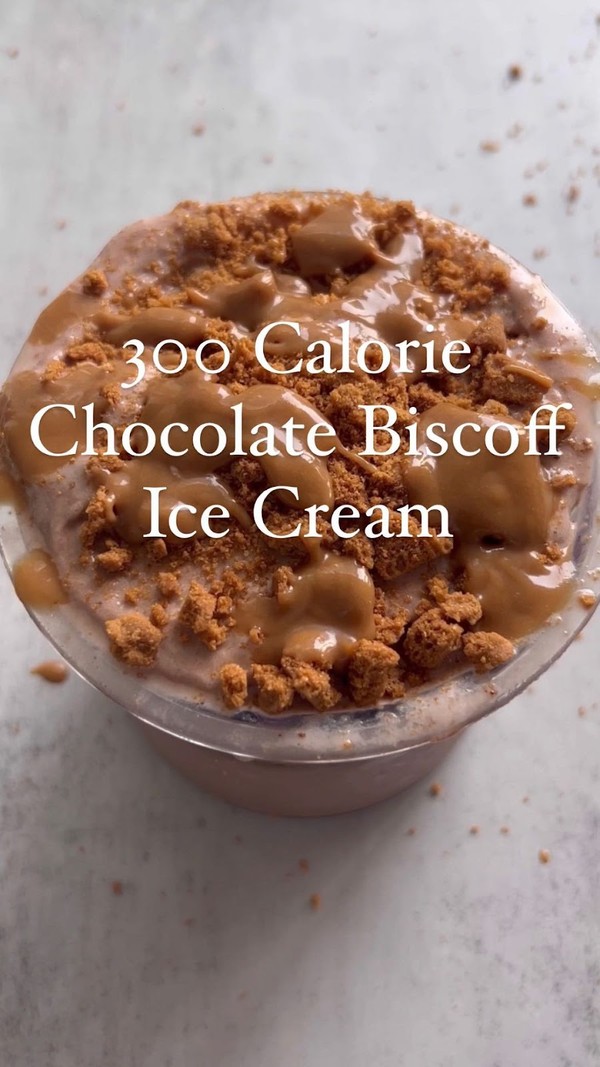 Chocolate Biscoff Ice Cream
