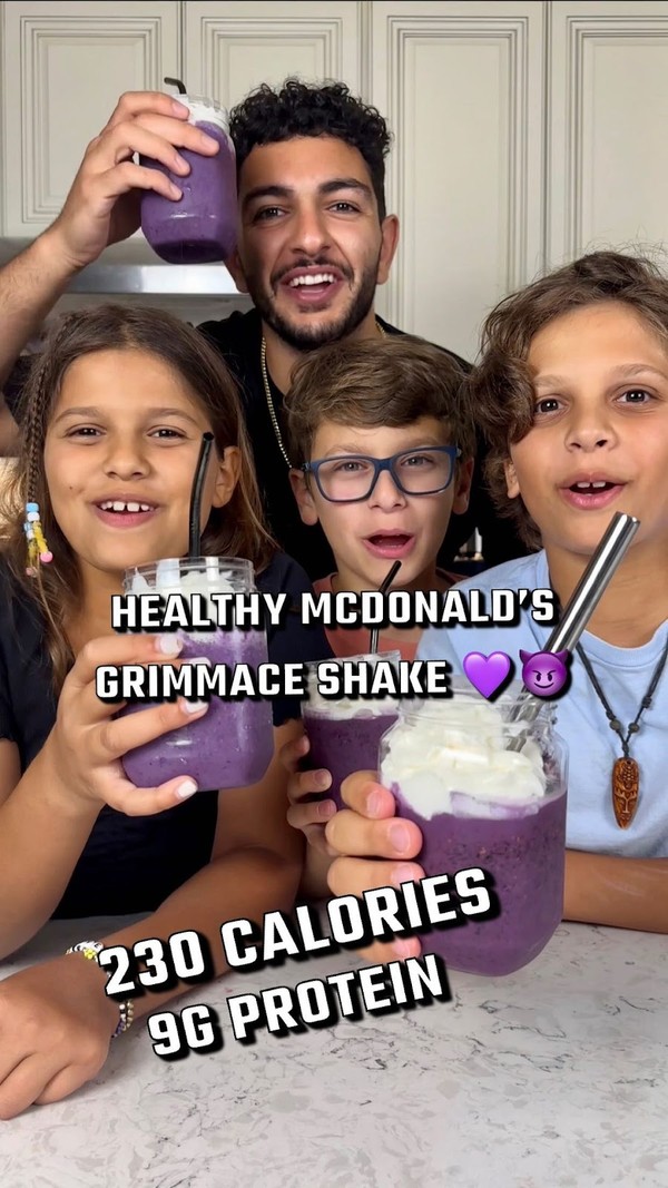 Healthier McDonald’s Grimace Shake