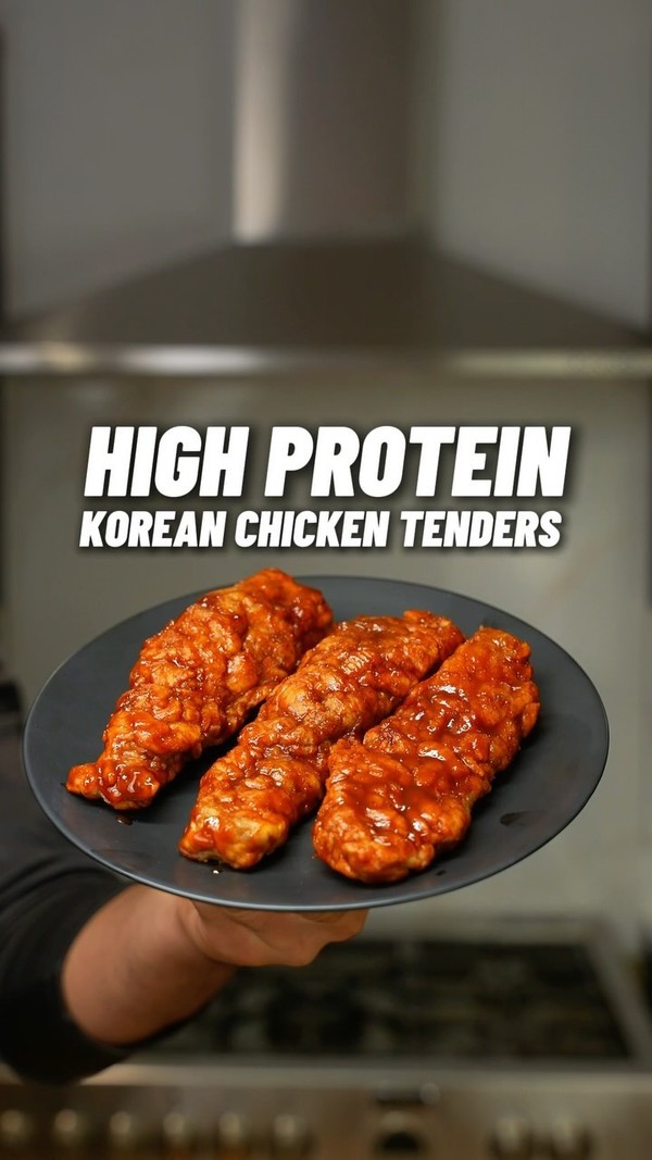 Crispy High Protein Korean Chicken Tenders