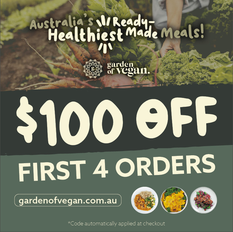 Garden of Vegan subscription - $100 off first 4 orders