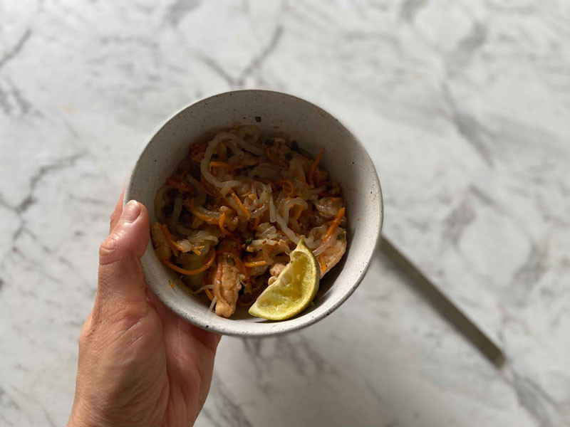 Nourish'd Pad Thai bowl