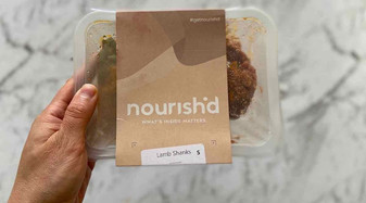 Nutritionist Review: Nourish’d Lamb Shanks
