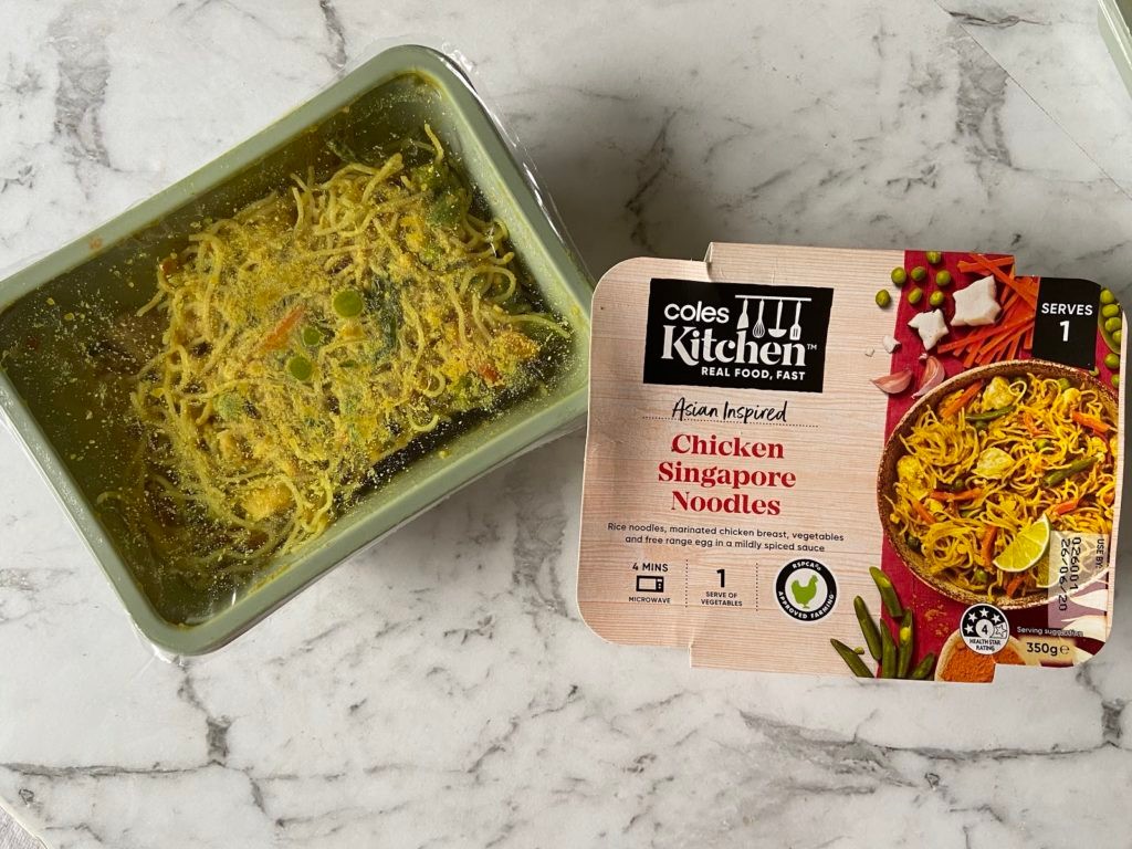 Coles Kitchen Singapore Noodles