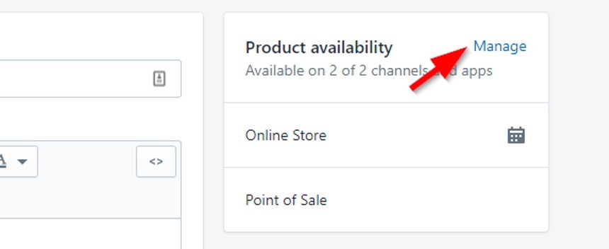 Shopify product availability