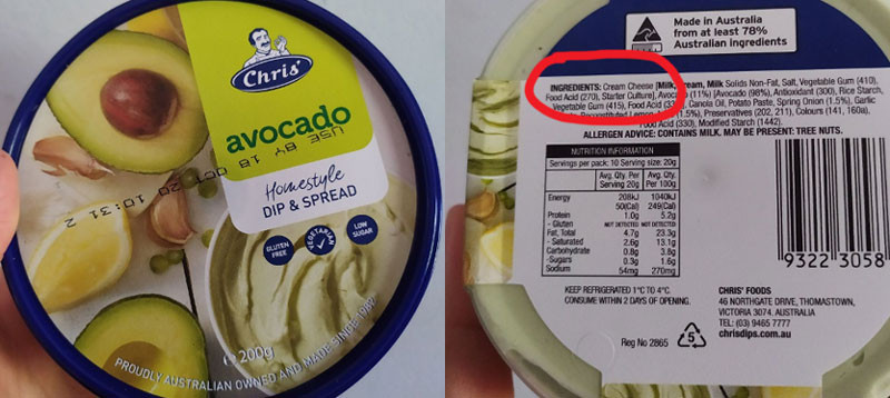 Avocado Spread is Cream Cheese