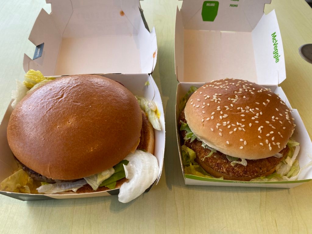 McDonald's burgers