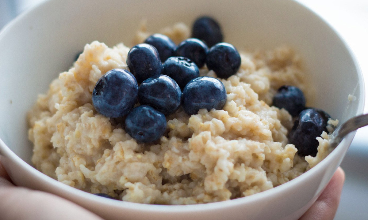 Protein Oats with Blueberry