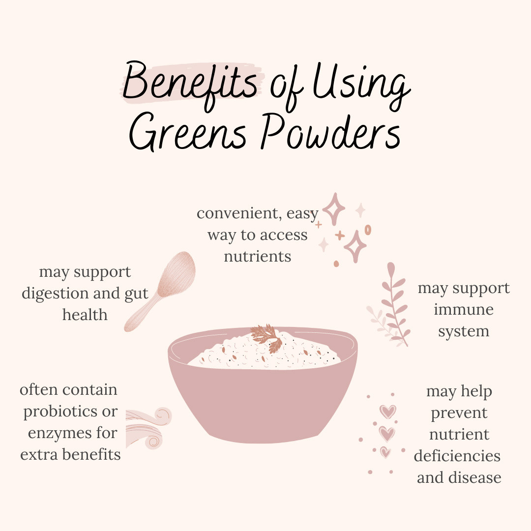 Advantages of greens powder supplements