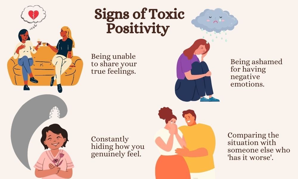 Toxic positivity signs