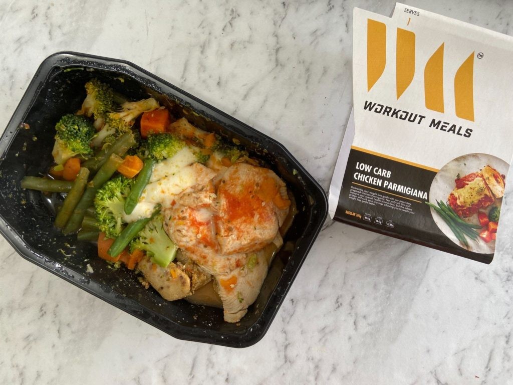 Workout Meals Chicken Parmigiana Heated