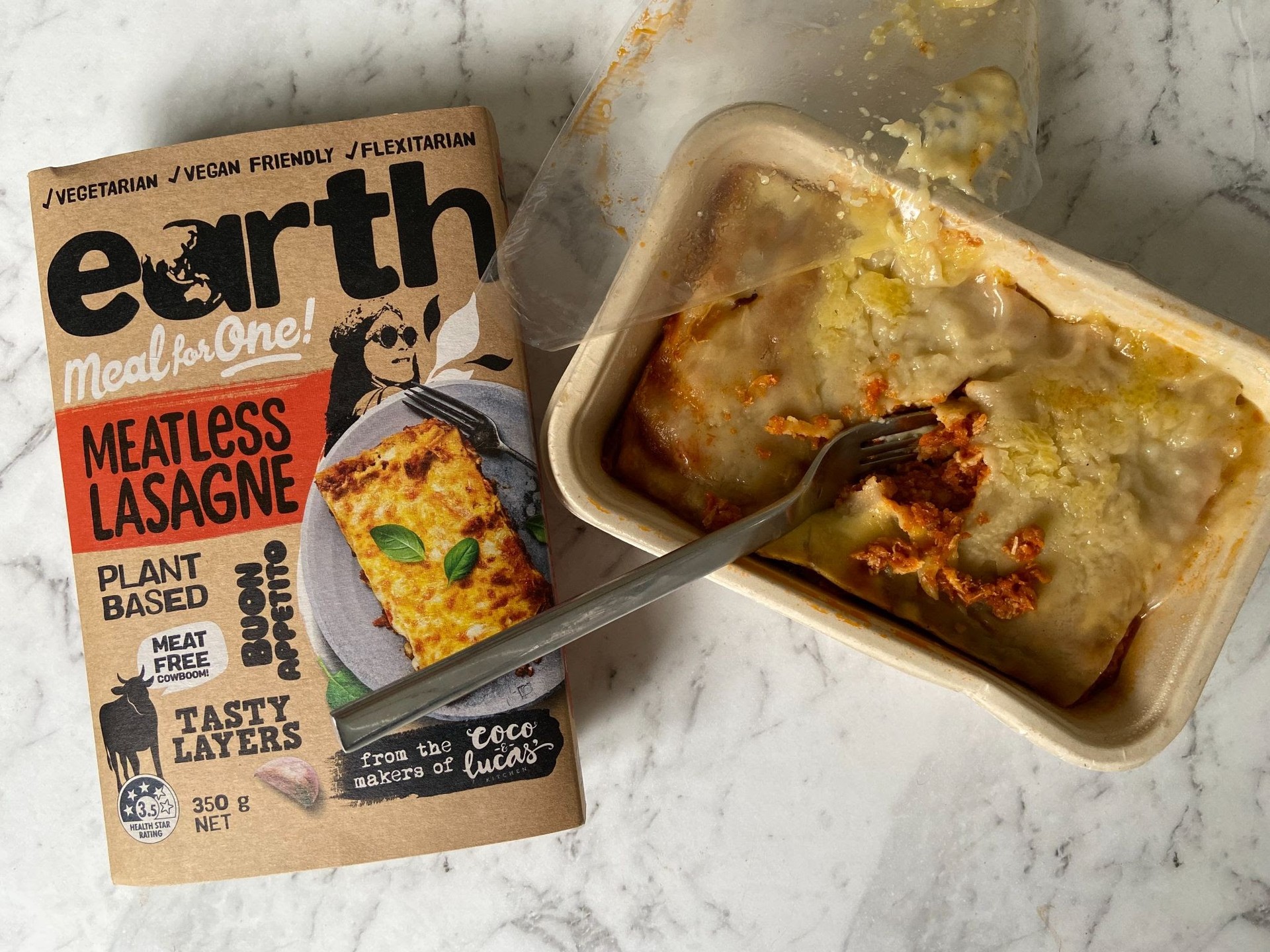 Earth Meals Meatless Lasagne