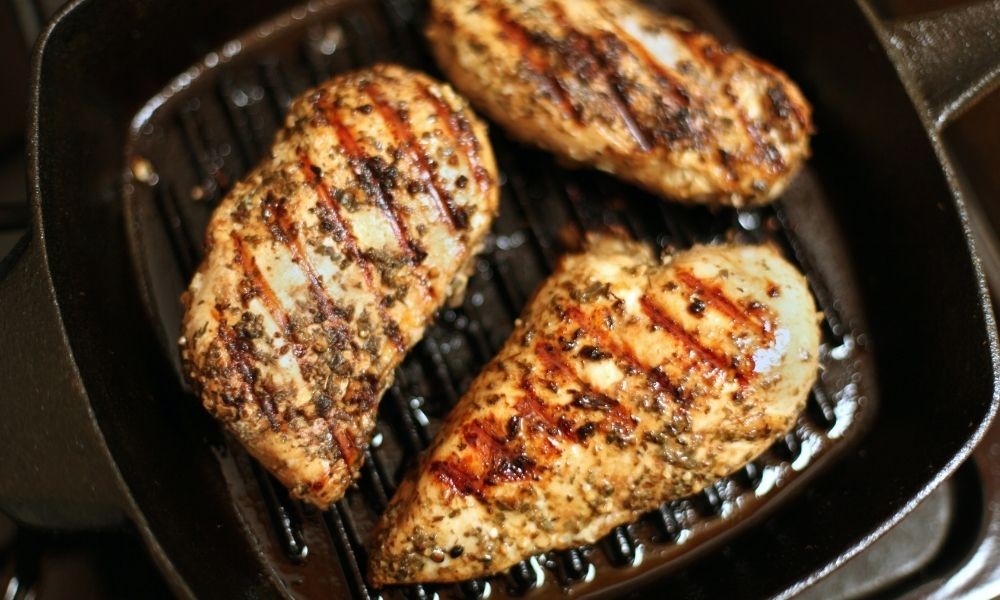 cooked chicken breast