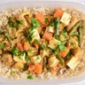 My Muscle Chef Inspired Thai Yellow Curry with Tofu & Brown Rice
