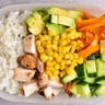 Air fryer Chicken Burrito Bowl