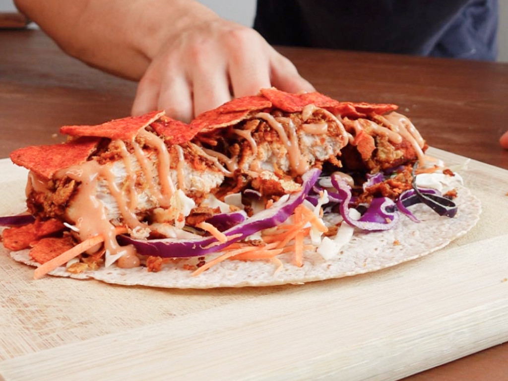 Kfc Zinger Wrap Fake Away by Aussie Fitness MealPrep