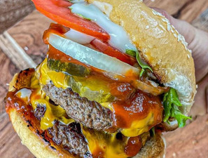 Low Calorie Double Whopper Cheese Burger by Aussie Fitness