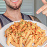 High Protein Creamy Nandos Chicken Pasta by Aussie Fitness