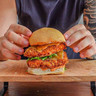 Macro friendly KFC Zinger Stacker by Aussie Fitness